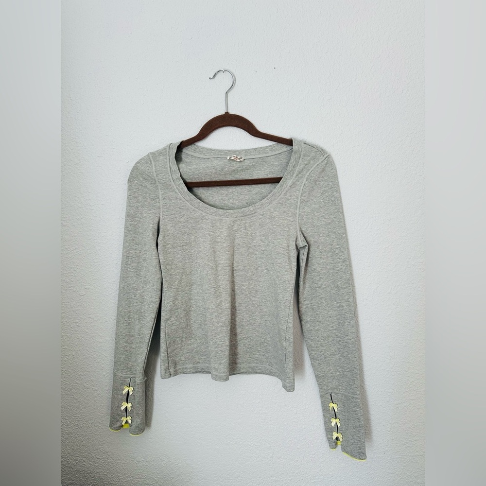 Intimately by Free People Scoop Neck Bow Top